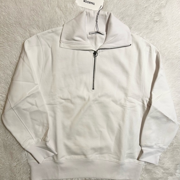 Thakoon Quarter Zip Pullover Sweatshirt - Picture 16 of 16